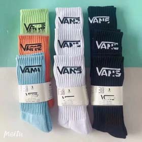 Vans Fashion Breathable Solid Color Astronomical Shape Socks-2423
