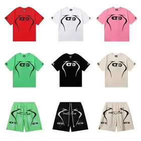 Hellstar Printed T-shirt with crew neck and short sleeves-2816