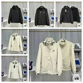 NikeA Under Armour Hooded Zipper Long Sleeve Jacket-4380  